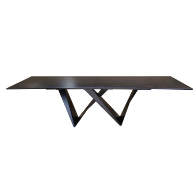 Picture of Modrest Fritz - Modern Black Extendable Ceramic Dining Table