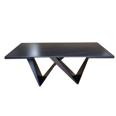 Picture of Modrest Fritz - Modern Black Extendable Ceramic Dining Table