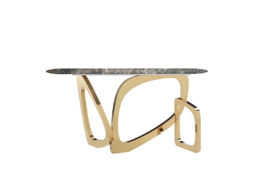 Picture of Modrest Colton - Glam Brown & Gold Console Table