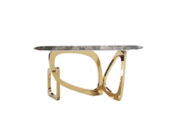 Picture of Modrest Colton - Glam Brown & Gold Console Table