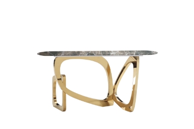 Picture of Modrest Colton - Glam Brown & Gold Console Table