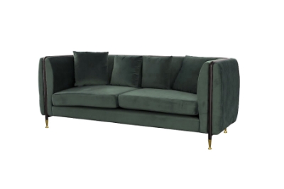 Picture of Divani Casa Oswego - Modern Dark Green Jade Sofa