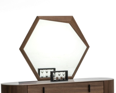 Picture of Modrest Chelton - Modern Walnut Mirror