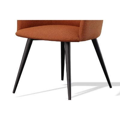 Picture of Modrest Scranton - Modern Orange & Black Dining Chair