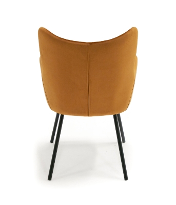 Picture of Modrest Barrett - Modern Orange & Black Dining Chair