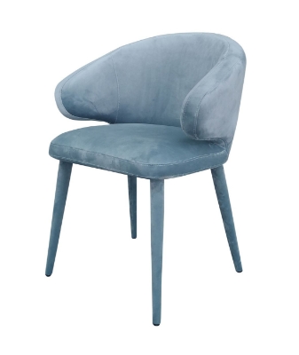 Picture of Modrest Salem - Modern Blue Grey Fabric Dining Chair