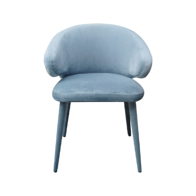 Picture of Modrest Salem - Modern Blue Grey Fabric Dining Chair