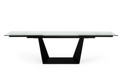 Picture of Modrest Bronwin - Modern Black Glass Extendable Dining Table