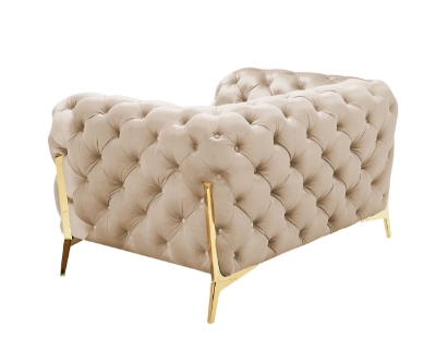 Picture of Divani Casa Sheila - Transitional Light Beige Fabric Chair