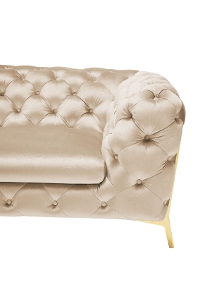 Picture of Divani Casa Sheila - Transitional Light Beige Fabric Sofa