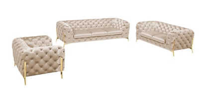 Picture of Divani Casa Sheila - Transitional Light Beige Fabric Sofa Set