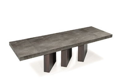 Picture of Nova Domus Amsterdam - Modern Grey Volcano & Eucalyptus Oak Dining Table