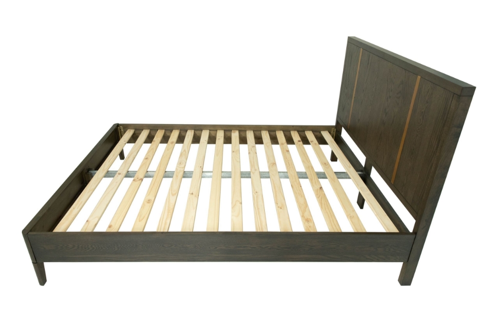 Picture of Modrest Oakley - Mid-Century Queen Size Dark Brown Bed