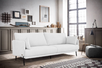 Picture of Divani Casa Higgins - Modern White Fabric Sofa