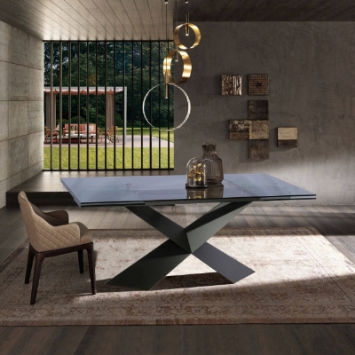 Picture of Modrest Scott - Modern Extendable Glass Dining Table