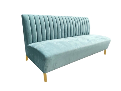 Picture of Divani Casa Mosko - Modern Light Green & Gold Fabric Sofa