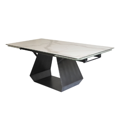 Picture of Modrest Howell - Modern White Ceramic Extendable Dining Table