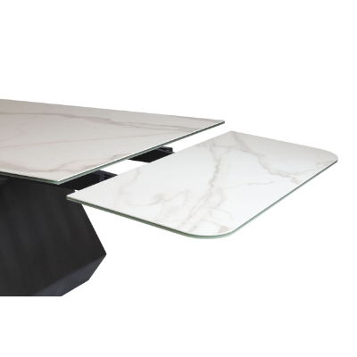 Picture of Modrest Howell - Modern White Ceramic Extendable Dining Table