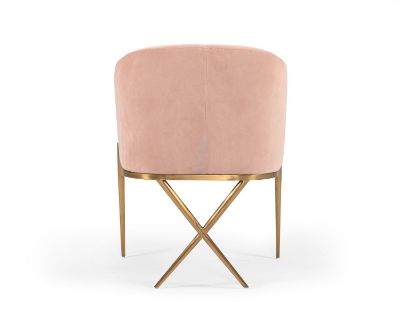 Picture of Modrest Mancos - Modern Pink Velvet Accent Chair