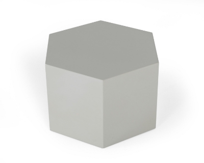 Picture of Modrest Newmont - Small Light Grey High Gloss End Table