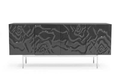 Picture of Modrest Gwen - Modern Grey High Gloss Buffet