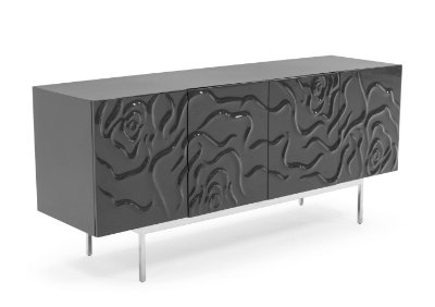 Picture of Modrest Gwen - Modern Grey High Gloss Buffet