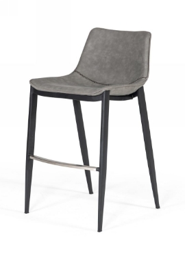 Picture of Modrest Jane - Modern Grey & Black Counter Stool (Set of 2)