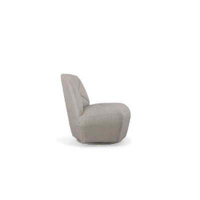 Picture of Divani Casa Tomlin - Contemporary Grey Woven Fabric Accent Chair