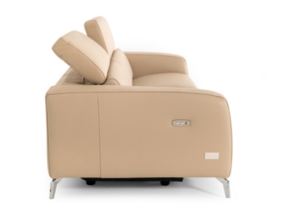 Picture of Lamod Italia Turin - Cappuccino Leather 2-Seater 91" Recliner Sofa 