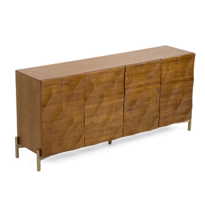 Picture of Modrest Killeen - Modern Gold + Walnut Buffet