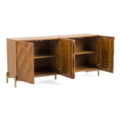 Picture of Modrest Killeen - Modern Gold + Walnut Buffet