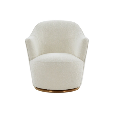 Picture of Modrest Vera - Modern Sherpa Swivel Accent Chair