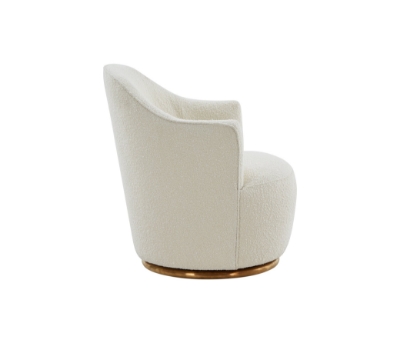 Picture of Modrest Vera - Modern Sherpa Swivel Accent Chair