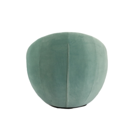 Picture of Modrest Gypsum - Modern Teal Swivel Accent Chair