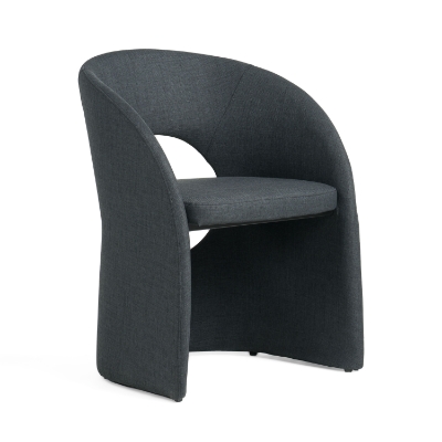 Picture of Modrest Brea - Charcoal Fabric Dining Chair