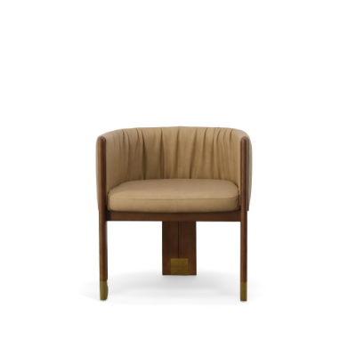 Picture of Modrest Elati - Tan Vegan Leather Dining Chair