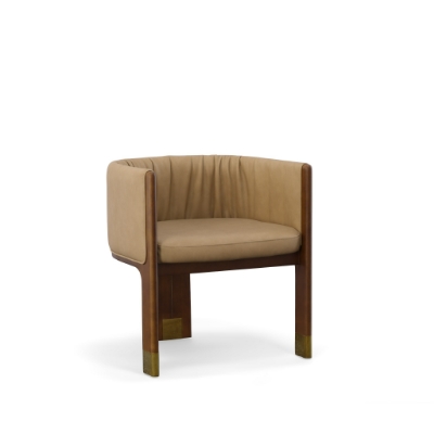 Picture of Modrest Elati - Tan Vegan Leather Dining Chair