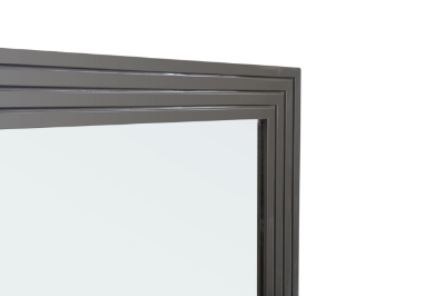 Picture of Modrest Splendor - Grey High Gloss Slatted MIrror