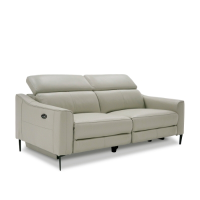 Picture of Divani Casa Eden - Modern Grey Leather Sofa