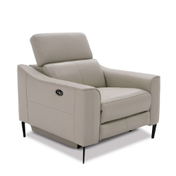 Picture of Divani Casa Eden - Modern Grey Leather Armchair