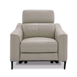 Picture of Divani Casa Eden - Modern Grey Leather Armchair