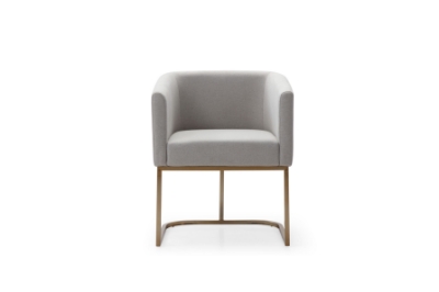 Picture of Modrest Yukon - Modern Light Grey Fabric Dining Chair