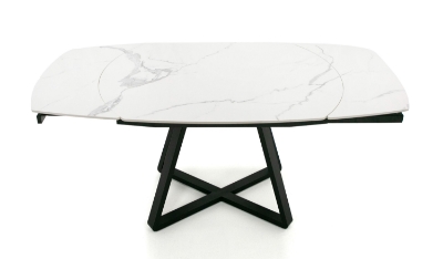 Picture of Modrest Cofrey - Contemporary White Ceramic Extendable Dining Table