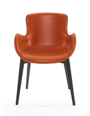 Picture of Modrest Tayla - Modern Cognac Eco-Leather Dining Chair