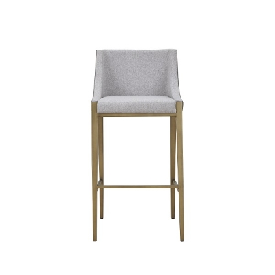 Picture of Modrest Fairview - Contemporary Grey + Brass Bar Stool