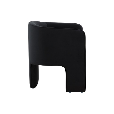 Picture of Modrest Kyle Modern Black Velvet Accent Chair