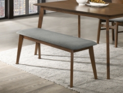 Picture of Modrest Castillo - Modern Walnut Dining Bench