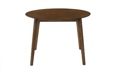 Picture of Modrest Castillo Modern Walnut Round Dining Table