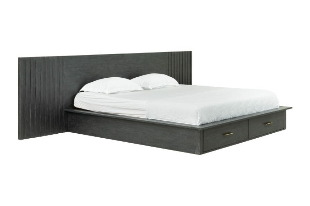 Picture of Modrest Manchester- Contemporary Platform Dark Grey Q Bed