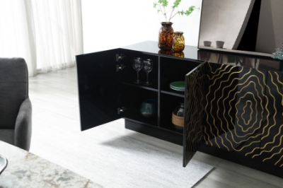 Picture of Modrest Jonah- Modern Black and Gold Buffet